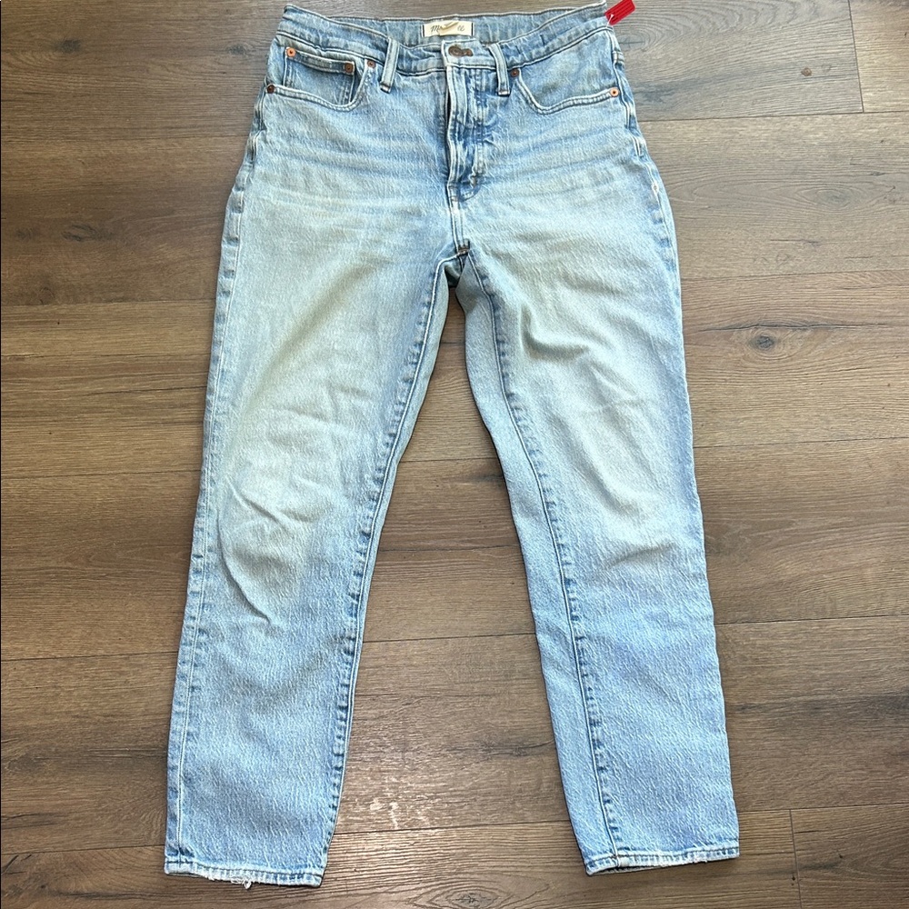 Madewell Light Blue Women's High-Rise Straight Jeans ! Size 27